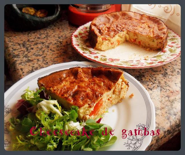 Cheesecake de gambas Cheesecake de gambas