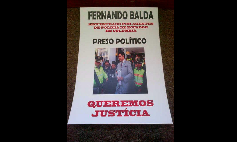 Balda, víctima de Juan Manuel Santos Balda, víctima de Juan Manuel Santos