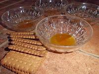 Crema de Avena, en el microondas. caramelo