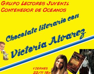 Crónica: Chocolate Literario con Victoria Álvarez y el club Contenedor de Océanos Crónica: Chocolate Literario con Victoria Álvarez y el club Contenedor de Océanos