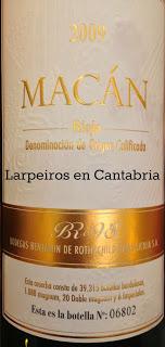 Vino Tinto Macán 2009 Fusión de Vega Sicilia y Benjamin Rothschild Vino Tinto Macán 2009 Fusión de Vega Sicilia y Benjamin Rothschild