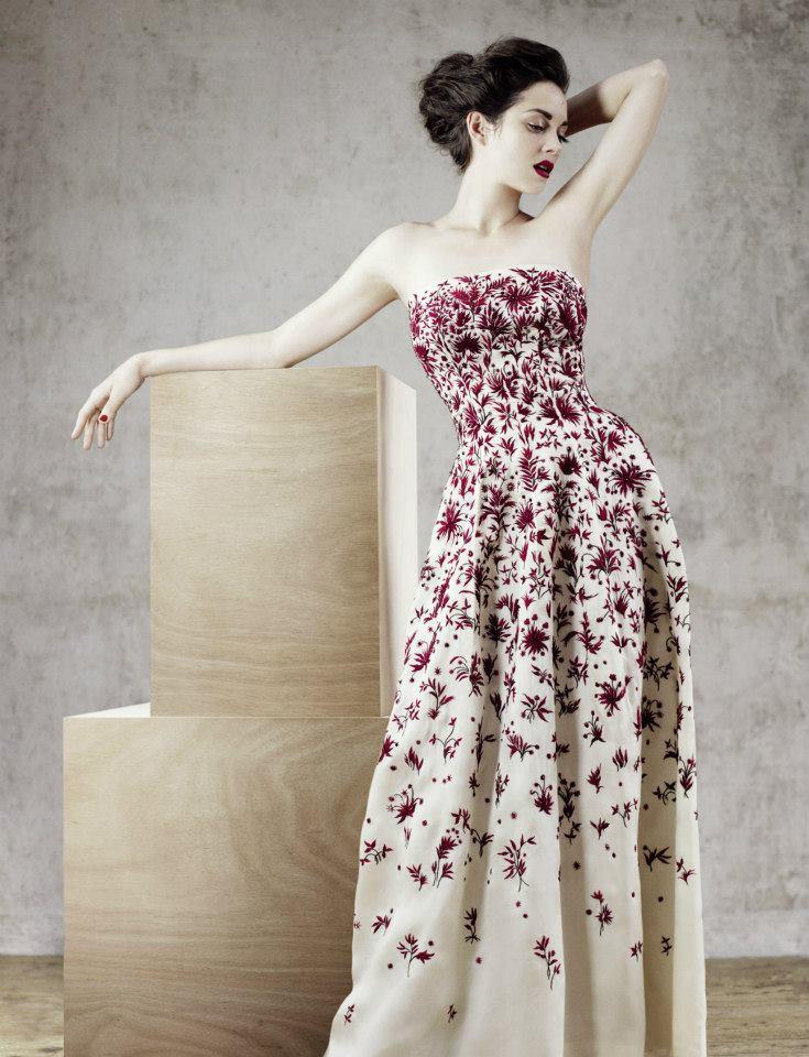 Dior versiona el vestido Palmyre....