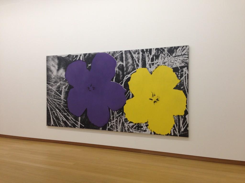 Andy Warhol Flowers 1964-1965 Acrilico e impresion sobre lienzo