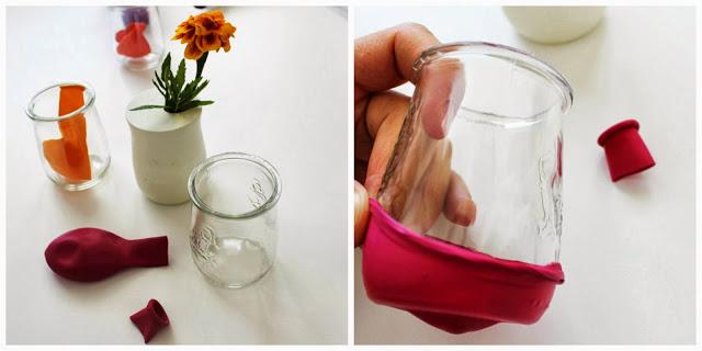 Mini jarrones de colores - DIY Mini jarrones de colores - DIY