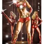 Diseños de vestuario para Iron Man 2 y Capitán América: El Primer Vengador Diseño de vestuario para Iron Man 2