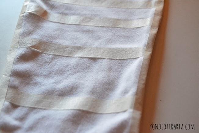 Tunear un pijama con pintura textil Tunear un pijama con pintura textil