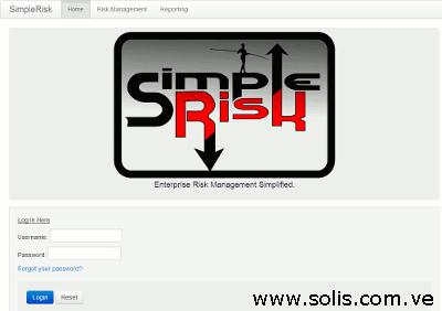 SimpleRisk: Herramienta para la Gestión de Riesgos (I) SimpleRisk: Herramienta para la Gestión de Riesgos (I)