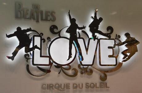 Hotel Le Mirage, Love, Cirque du Soleil, The Beatles, Las Vegas