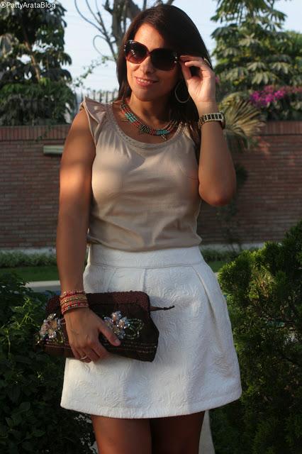 Patty Arata Blog Falda blanca Patty Arata Blog