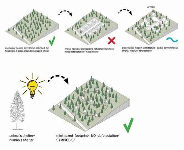 Eficiencia de Primeval Symbiosis Primebal Symbiosis apuesta con cortar menos árboles y disminuyamos la huella humana perjudicial para la naturaleza