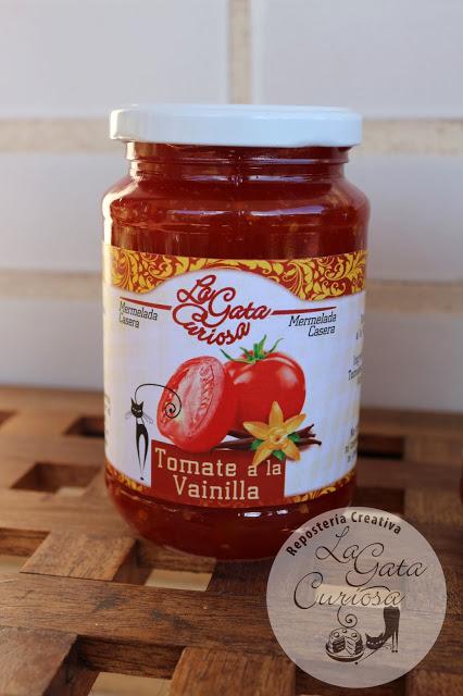 MERMELADA DE TOMATE A LA VAINILLA MERMELADA DE TOMATE A LA VAINILLA