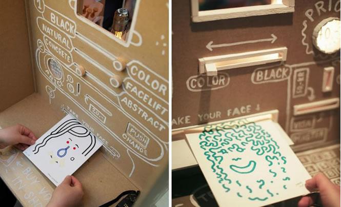 Face-o-Mat, el fotomatón analógico de Tobias Gutmann face-o-mat