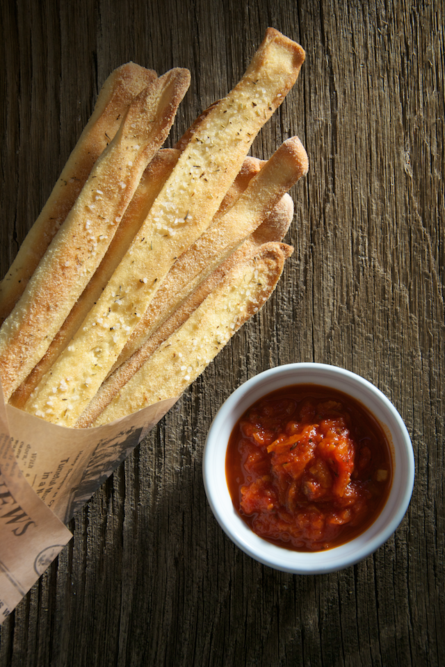 Grissinis, colines, palitos de pan o breadsticks