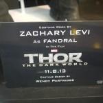 Imágenes de una exposición de vestuario de Thor: El Mundo Oscuro Exposición de vestuario de Thor: El Mundo Oscuro