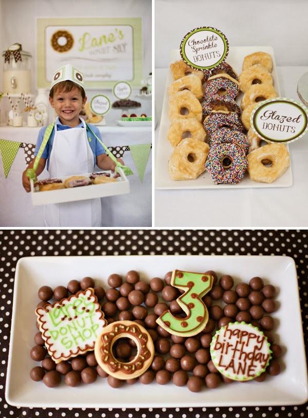 UNA FIESTA DE CUMPLEAÑOS CON DONUTS UNA FIESTA DE CUMPLEAÑOS CON DONUTS