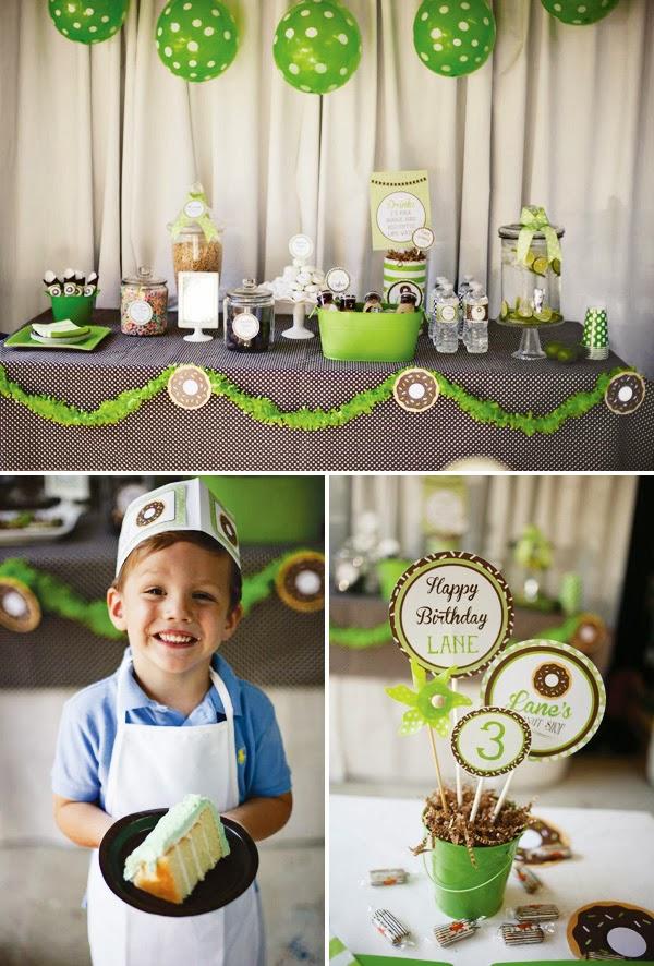 UNA FIESTA DE CUMPLEAÑOS CON DONUTS UNA FIESTA DE CUMPLEAÑOS CON DONUTS