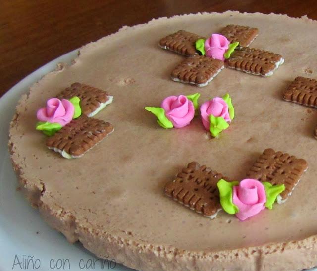 TARTA DE QUESO PHILADELPHIA CON MILKA Y BASE DE GALLETAS LOTUS