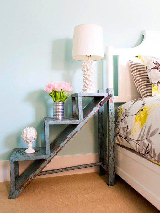 mesa de noche escalera mesa de noche escalera