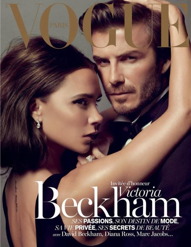 David & Victoria Beckham Cover Vogue Paris