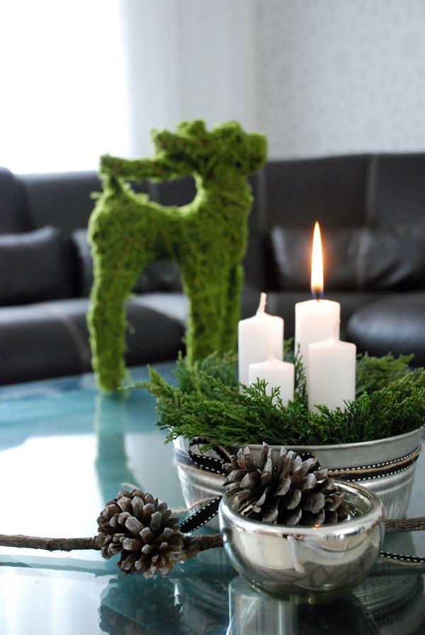 Nuestra alternativa a la corona de adviento velas de adviento Navidad | Casa Haus