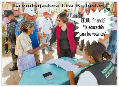 La embajada de EEUU “enseñó a votar” a 600 mil hondureños.