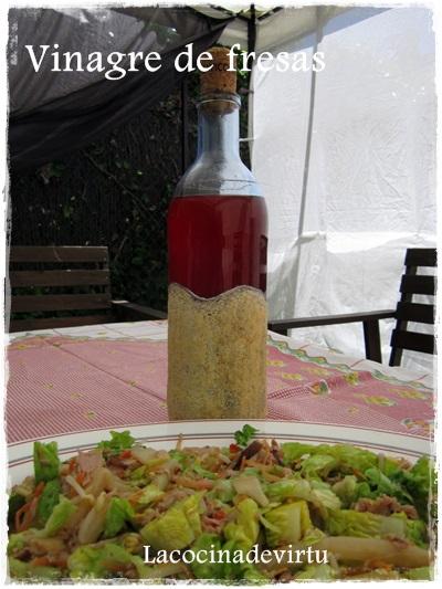 RECETAS PARA REGALAR EN NAVIDAD Vinagre de fresas