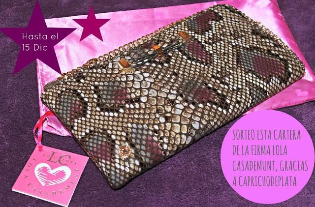 SORTEO cartera Lola Casademunt SORTEO cartera Lola Casademunt
