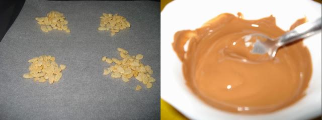 CRUJIENTES DE TRES CHOCOLATES CRUJIENTES DE TRES CHOCOLATES