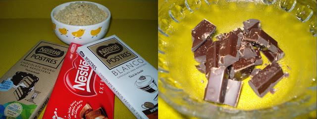 CRUJIENTES DE TRES CHOCOLATES CRUJIENTES DE TRES CHOCOLATES