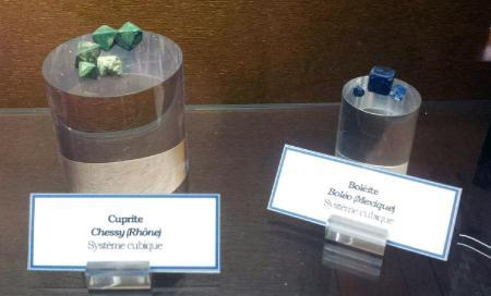 Pascal en el Museo Henri-Lecoq de Clermont Poliedros minerales