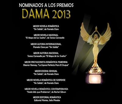 NOMINACIONES PREMIOS DAMA 2013