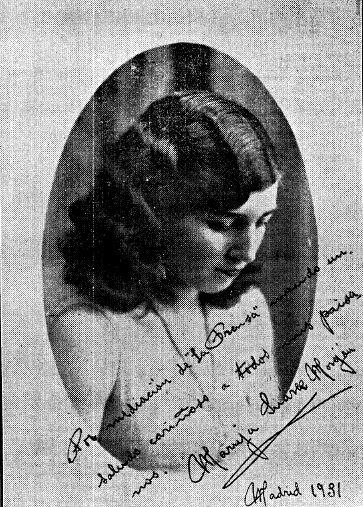 Misses más allá del puertu Payares. Las “Señoritas Asturias” 1931 Maruja Suarez