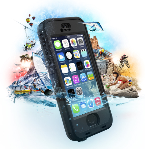 Lifeproof funda Nüüd para iPhone 5S – se ajusta a Touch ID Lifeproof funda para iPhone 5s