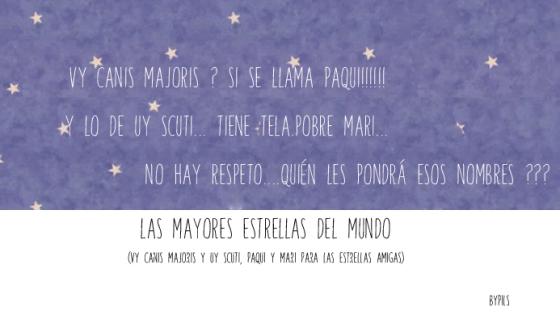 Con este post, me voy a estrellar… estrellasgrandes