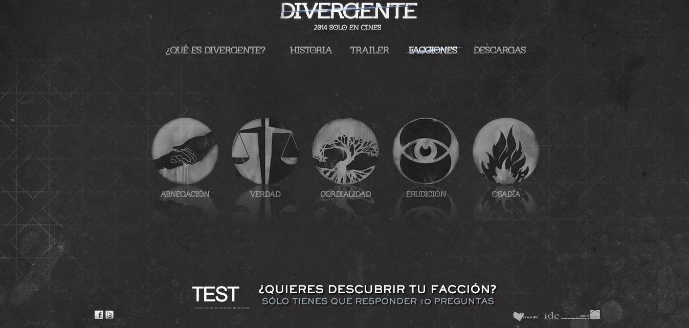 La película DIVERGENTE ya tiene web oficial en español