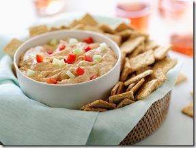 Dip de pimientos morrones y queso Dip de pimientos morrones y queso