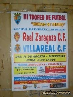 El Villarreal no supera al Zaragoza en Teruel.