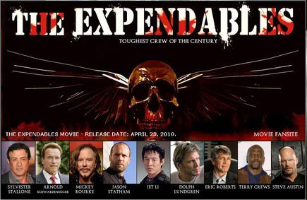 Stallone ya anda a la caza de viejas estrellas para una posible secuela de ‘The Expendables’. the-expendables