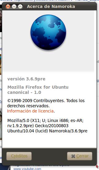 Firefox 3.6.9