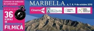 Abierto el plazo de inscripción para participar en el Certamen de Cine 36 horas de Supervivencia Fílmica en Marbella
