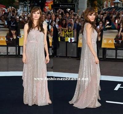 Angelina Jolie, en el estreno de Salt en Londres. Salt UK Premiere