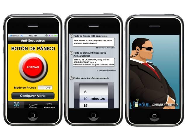 Crean software antisecuestros para celulares