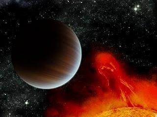 Ilustración del exoplaneta BD+20 1790 b, catalogado como'Júpiter caliente'