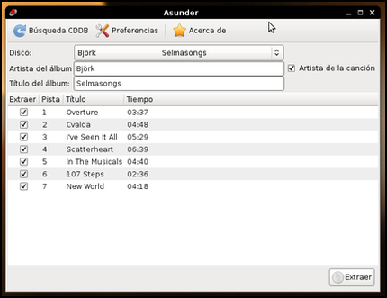 Convertir música a formatos libres. Convertir música a formatos libres.