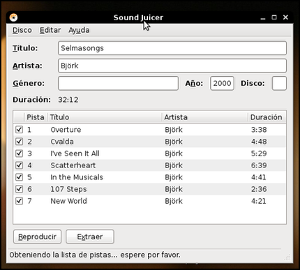 Convertir música a formatos libres. Convertir música a formatos libres.