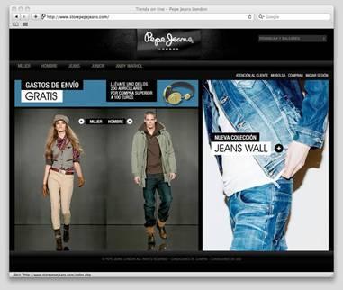 Pepe Jeans ya tiene tienda on-line