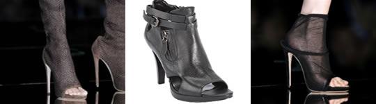 Botines al descubierto fotos Moda, botines al descubierto