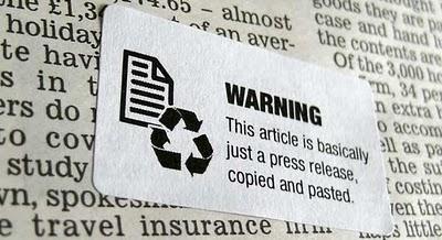 Warning: advertencias para lectores de prensa escrita