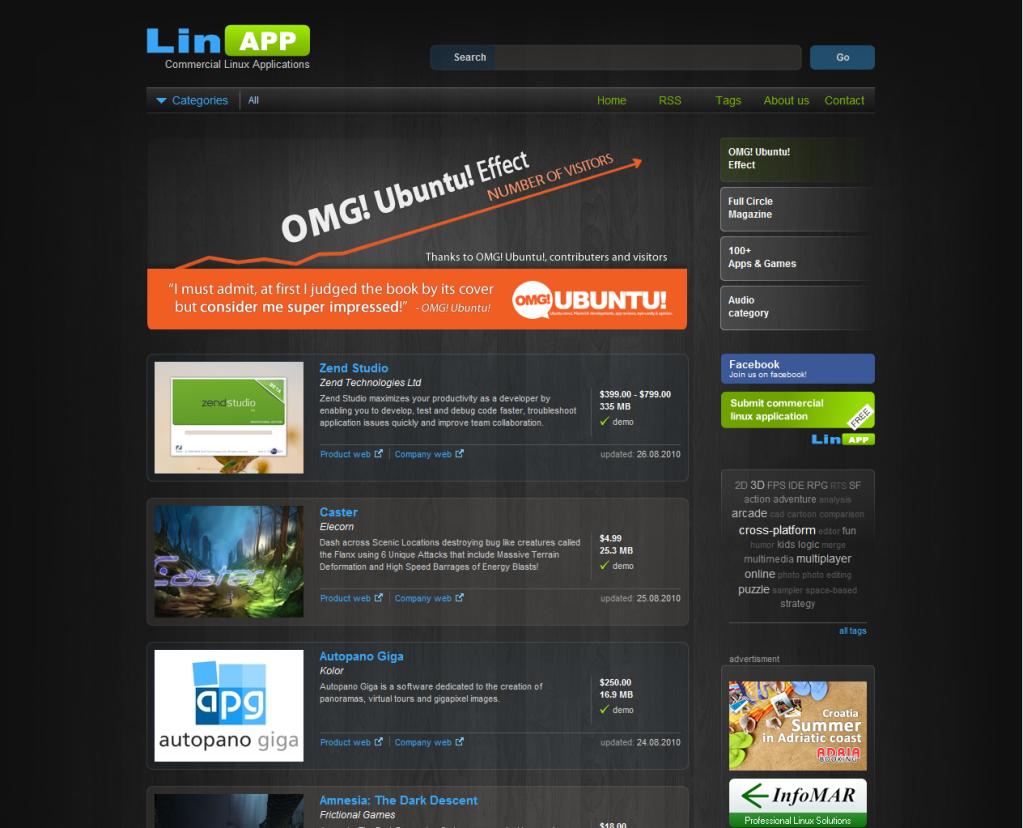 LinApp tu directorio de programas de pago para linux