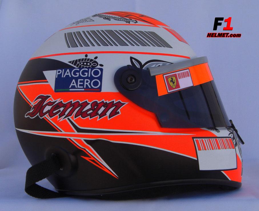 Raikkonen 2009 Ferrari Helmet